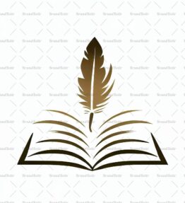 Offenes Buch und Feder